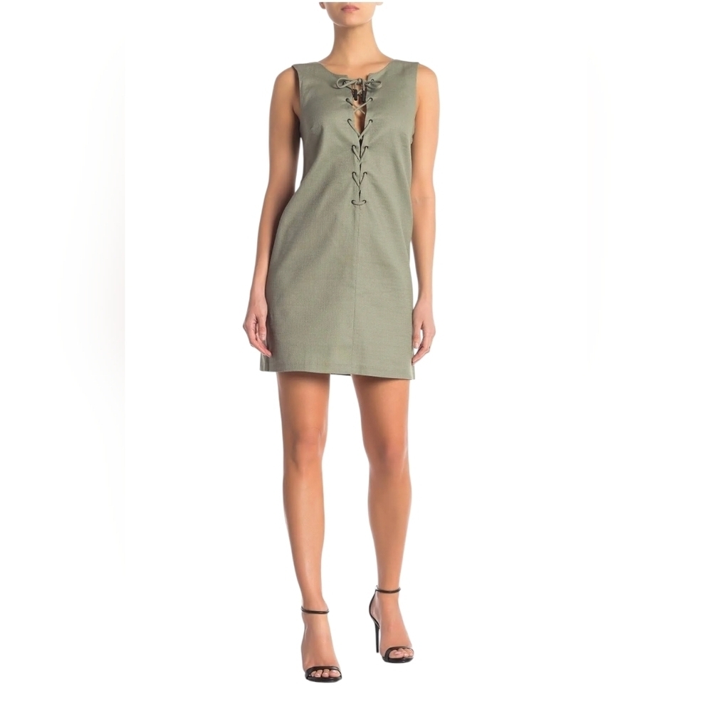 #131 Kendall & Kylie Lace Up Tunic Dress Size Small NWT
